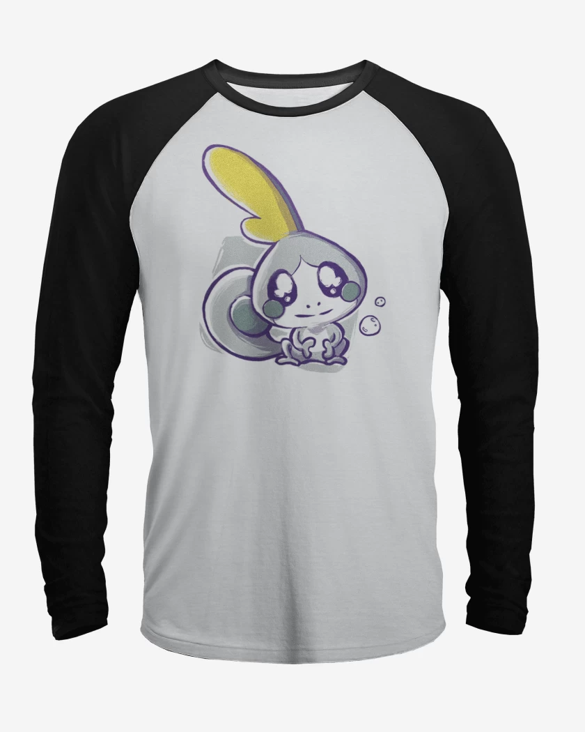 Polera Raglan Blanco / Negro de Sobble