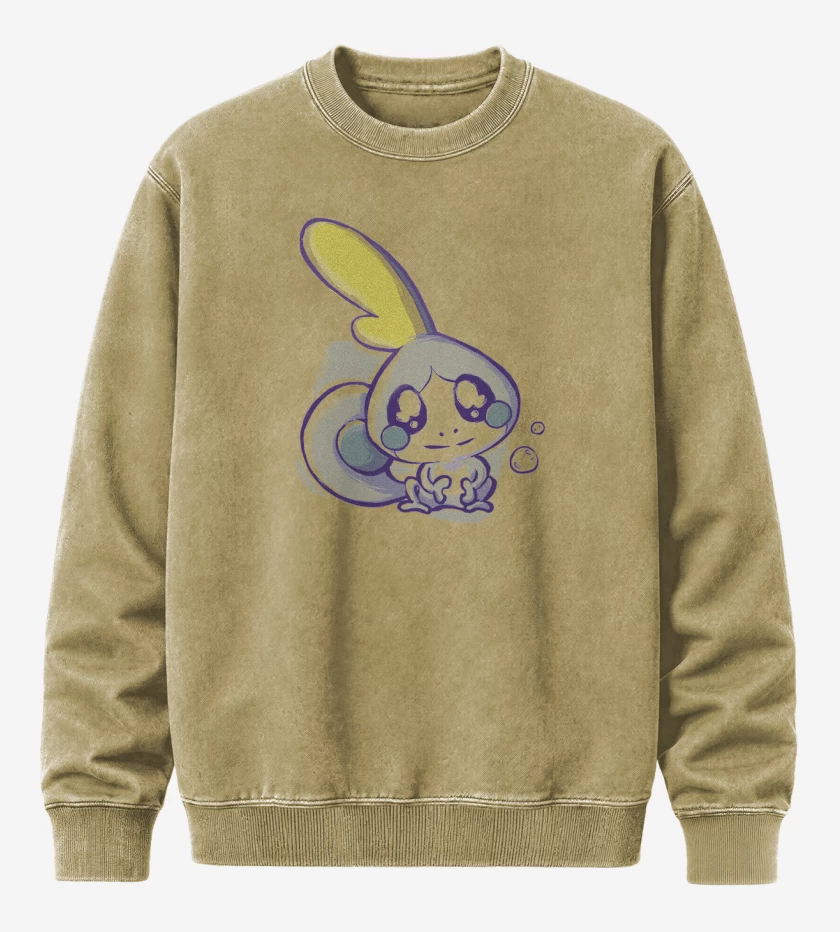 Poleron Polo Acid Wash Beige de Sobble