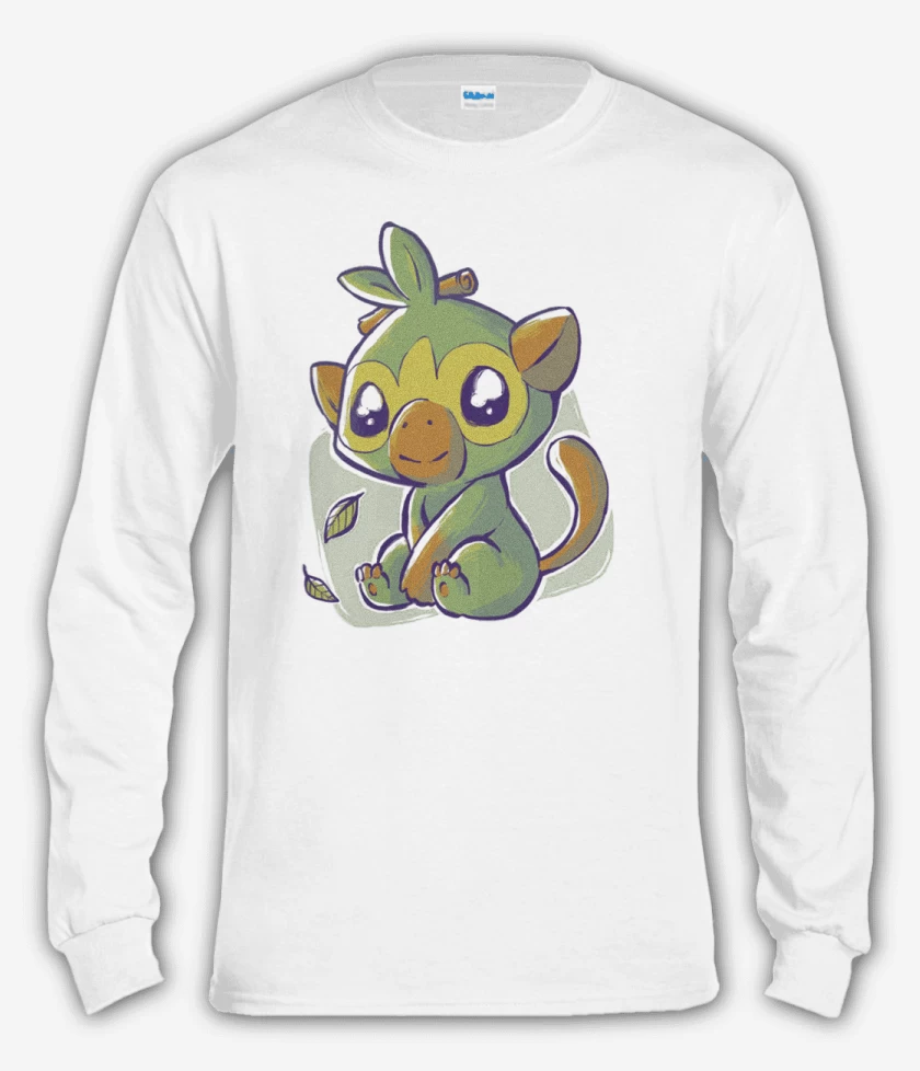 Polera manga larga Blanco de Grookey