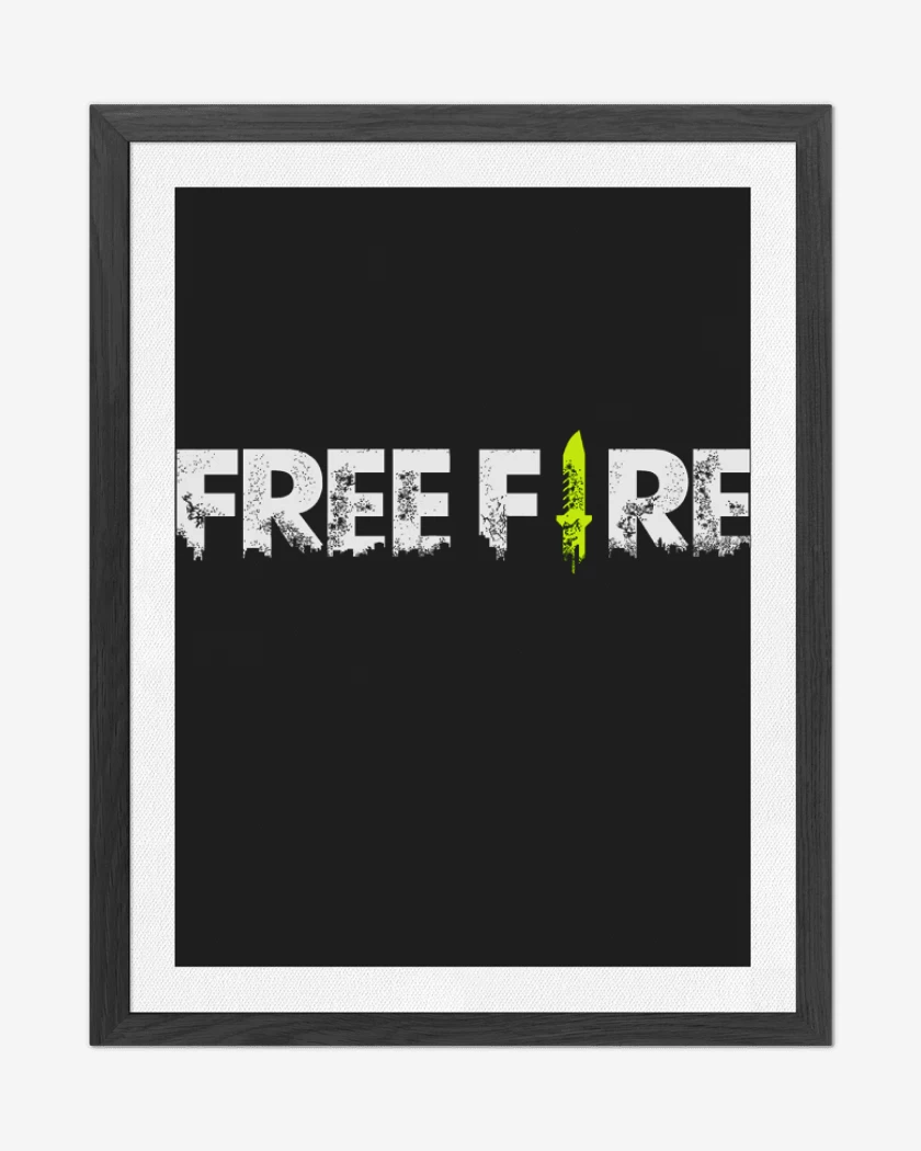 Cuadro decorativo Free fire