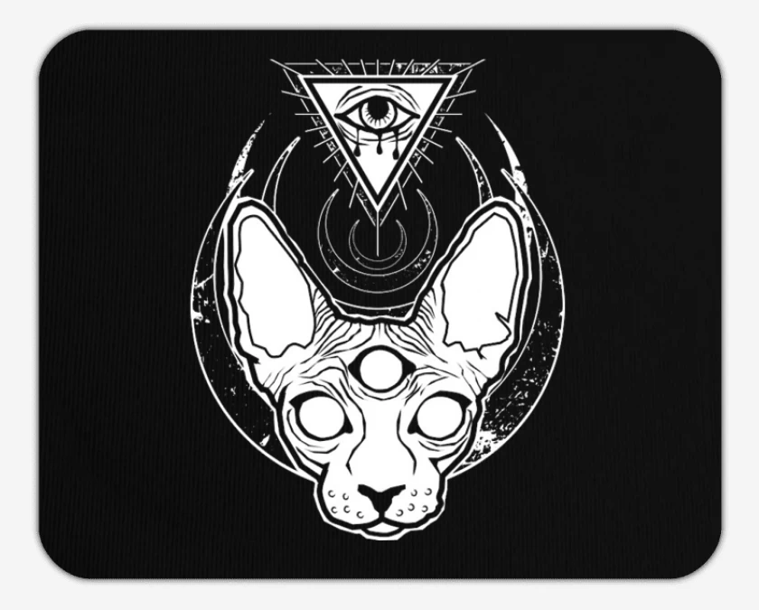 Mousepad Gat@ iluminati