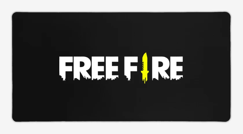 Mouse pad Gamer free fire logo