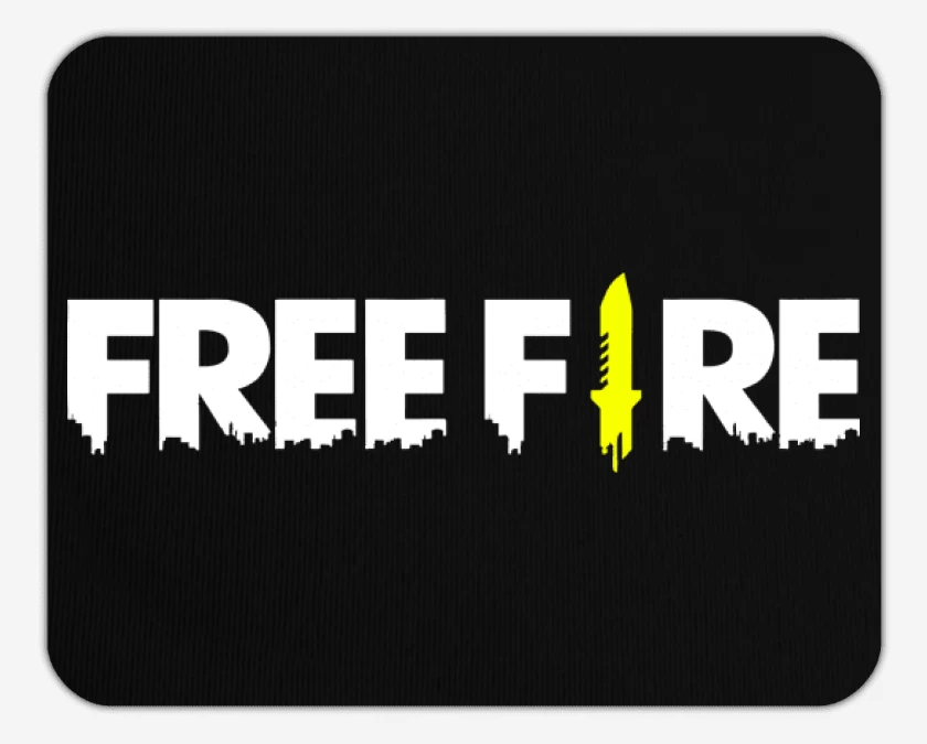Mousepad free fire logo
