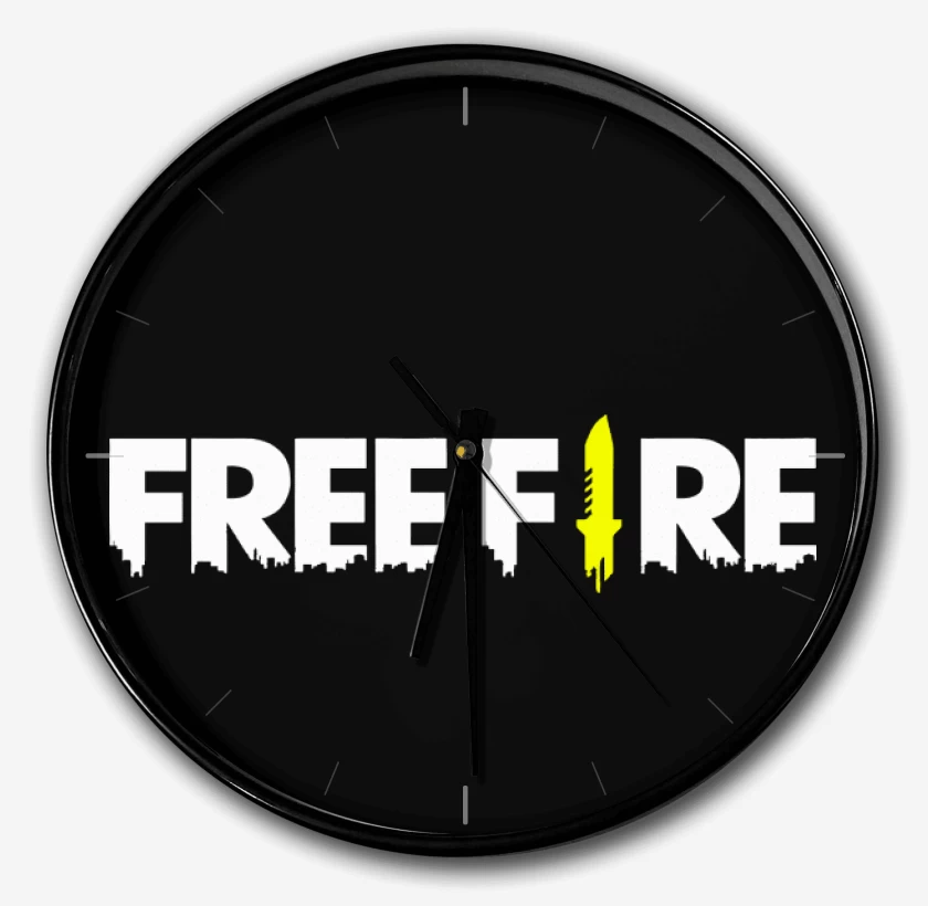 Reloj free fire logo
