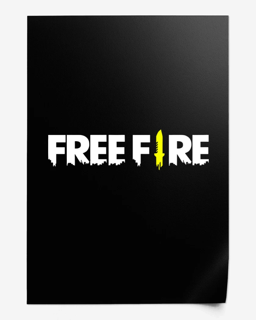 Print free fire logo