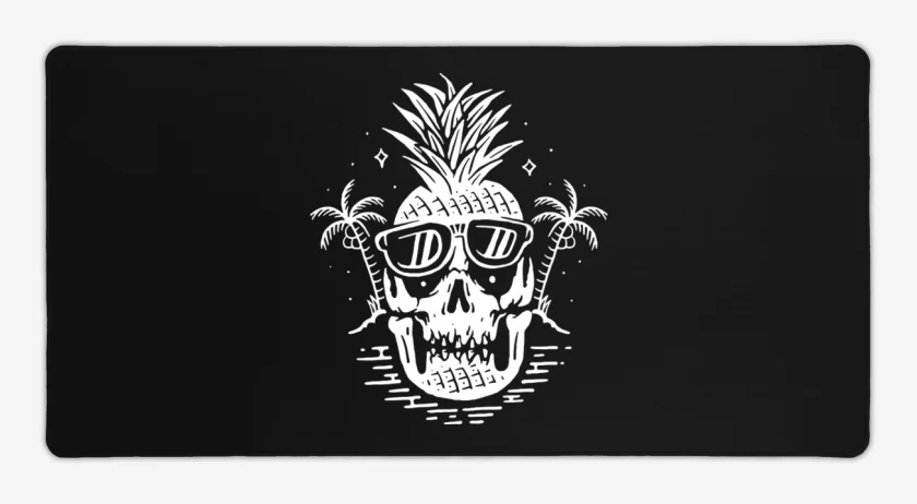 Mouse pad Gamer Negro de Killer piña