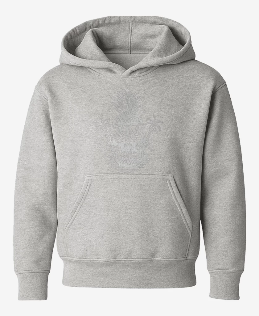 Poleron de niño Gris Melange de Killer piña