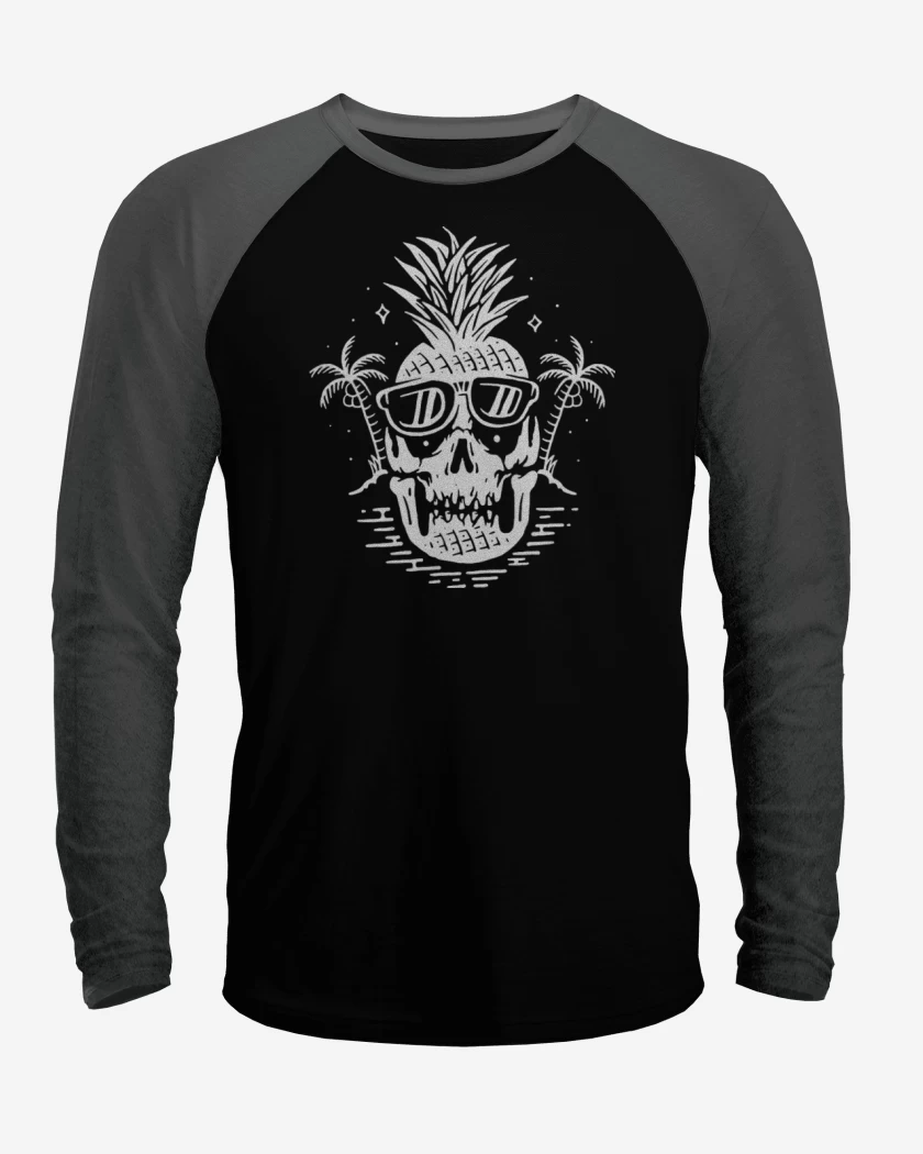 Polera Raglan Negro / Negro Heather de Killer piña