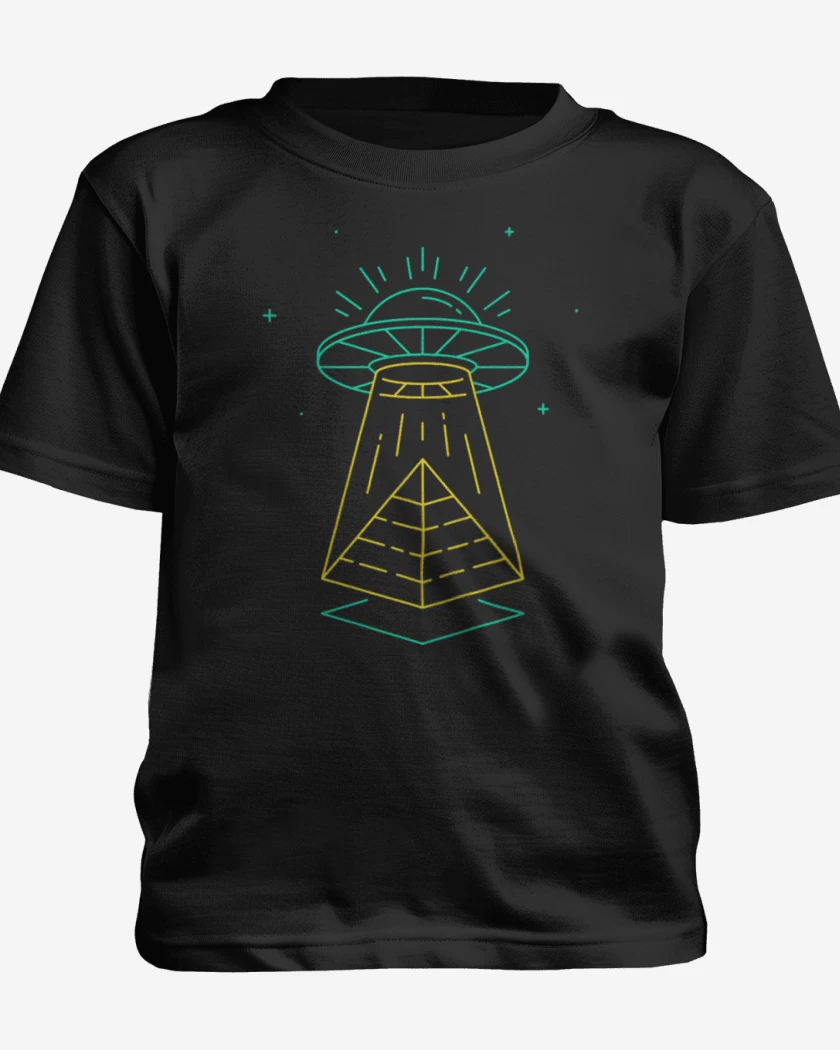 Polera de niño Negro de El origen de las piramides