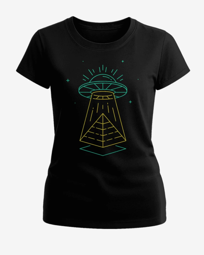 Polera de Mujer Negro de El origen de las piramides