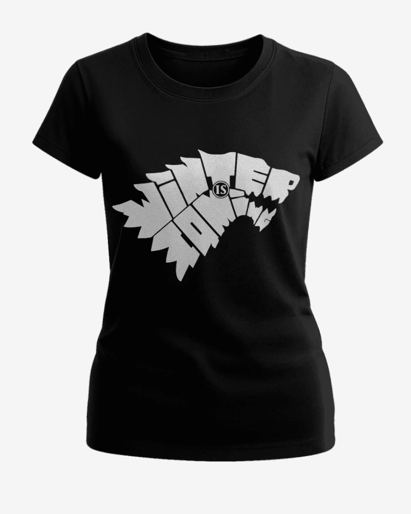 Polera de Mujer GOT - Winter Is Coming Letras