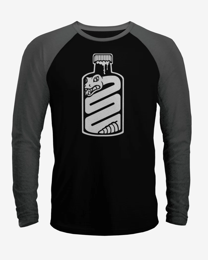 Polera Raglan Snake in a bottle