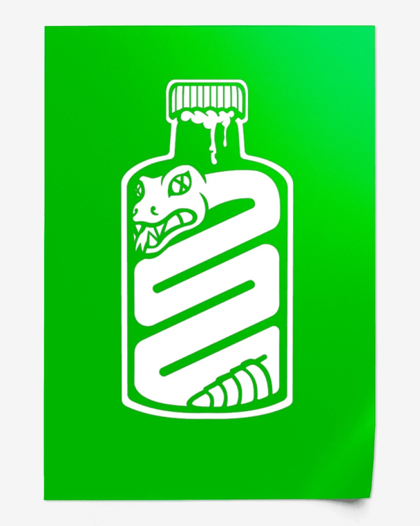 Print Snake in a bottle