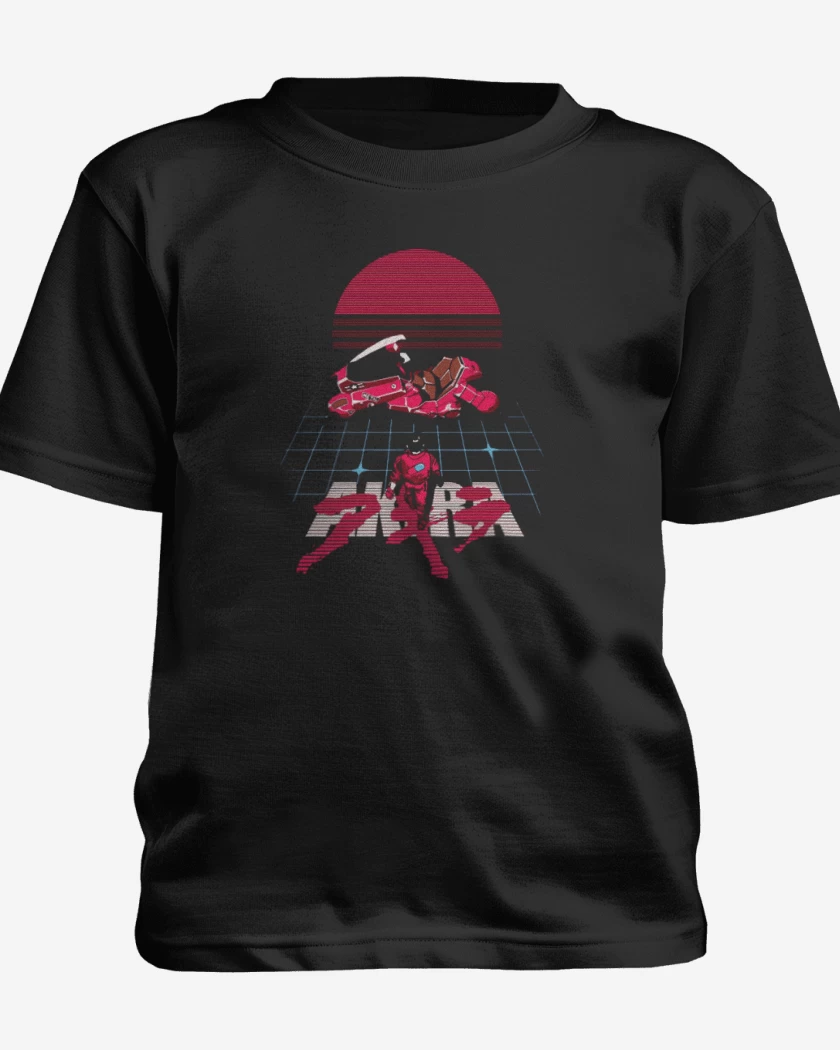 Polera de niño Negro de Akira 80