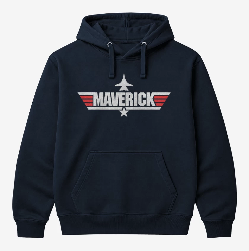 Polerón Canguro Azul Marino de Maverick
