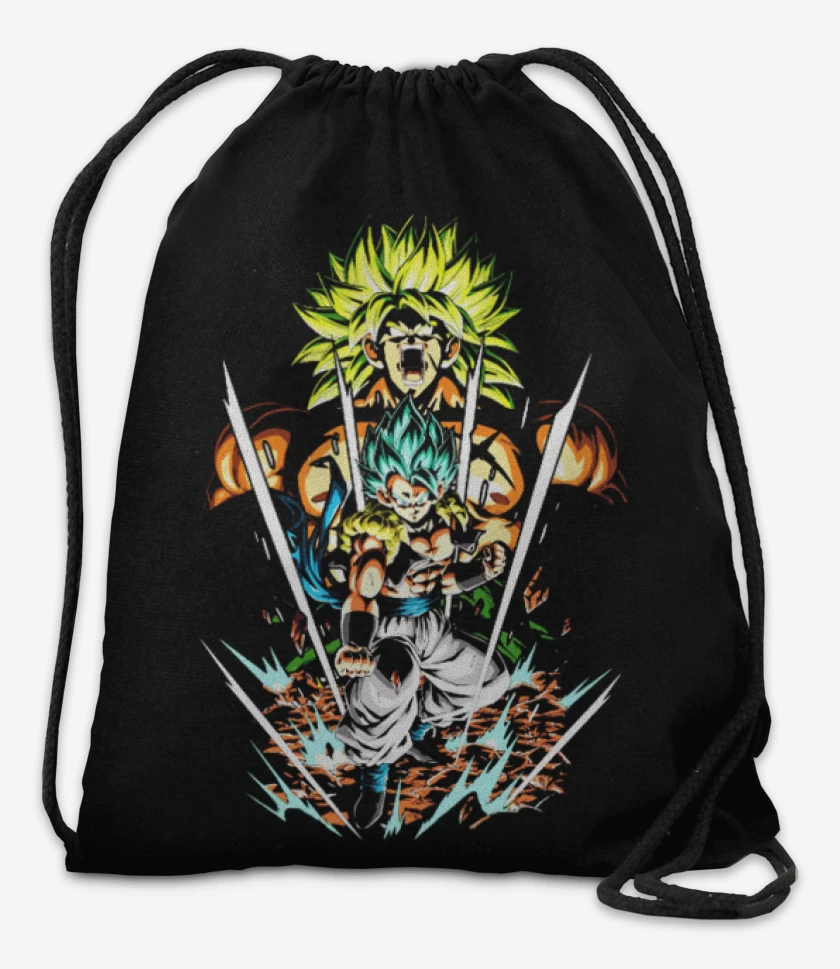 Mochila Negro de gogeta v broly