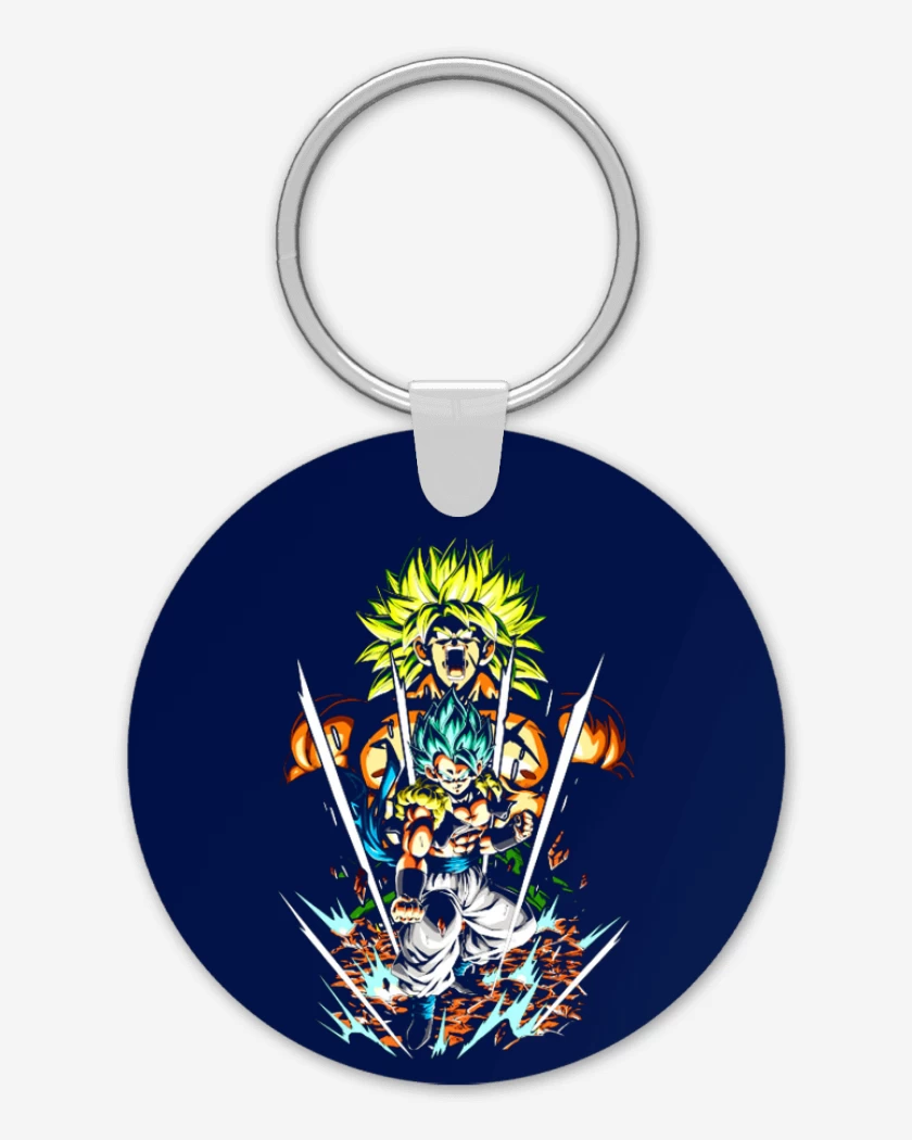 Llavero Azul Marino de gogeta v broly