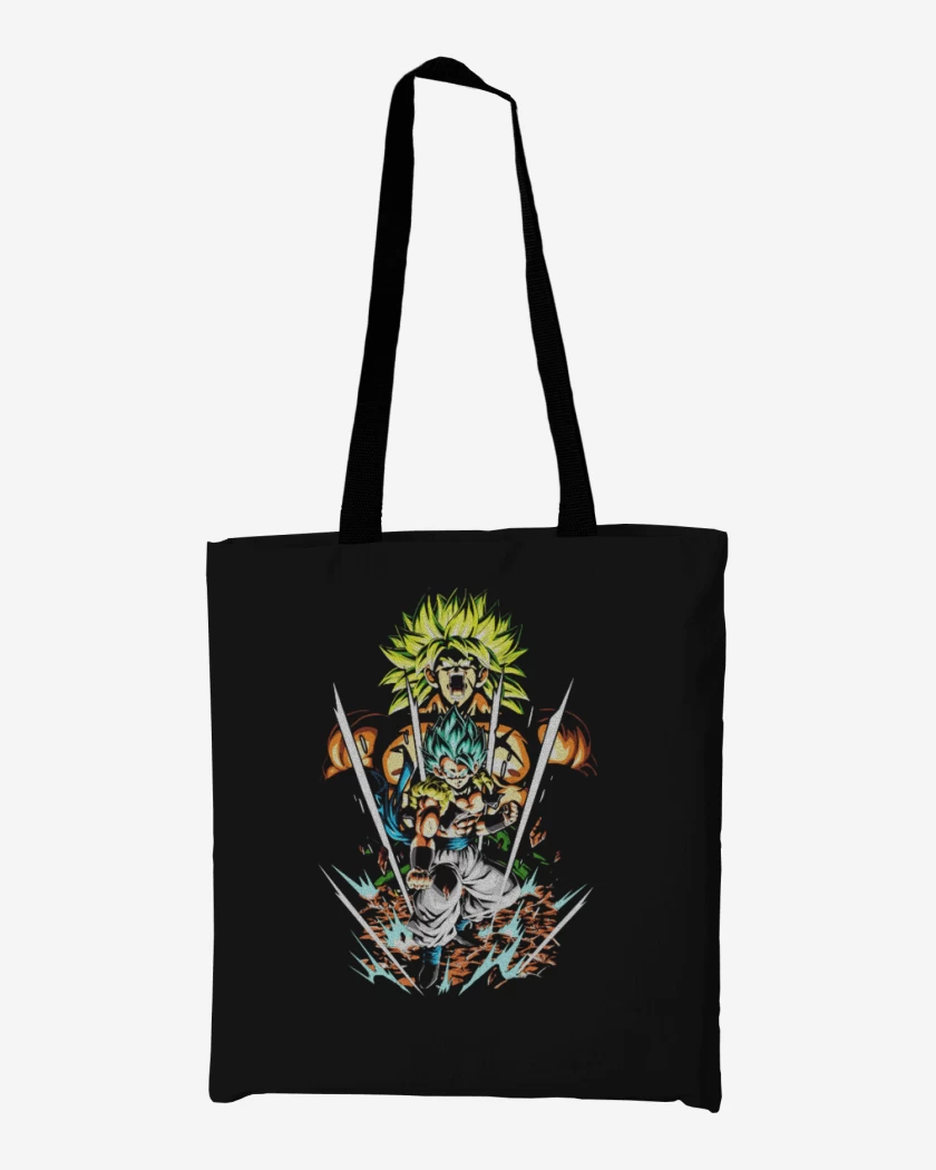 Totebag Negro de gogeta v broly