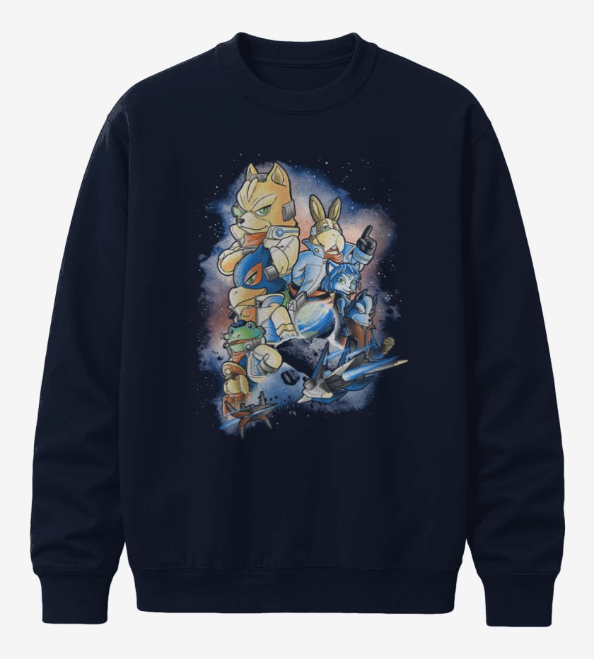 Poleron polo Azul Marino de Star Fox