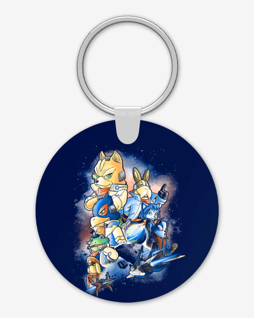 Llavero Azul Marino de Star Fox