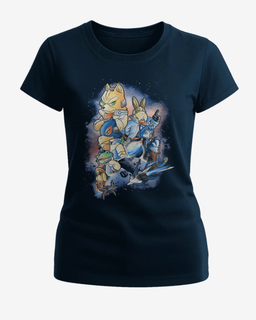 Polera de Mujer Azul Marino de Star Fox