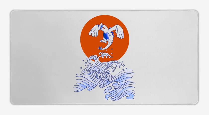 Mouse pad Gamer Blanco de Lugia