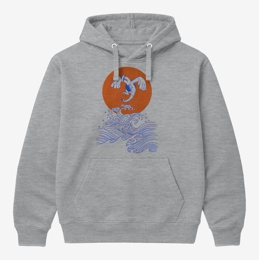 Polerón Canguro Gris Melange de Lugia