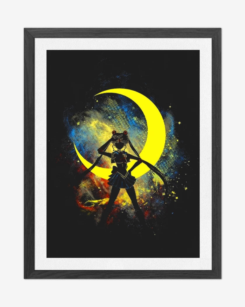 Cuadro decorativo Negro de Pop moon