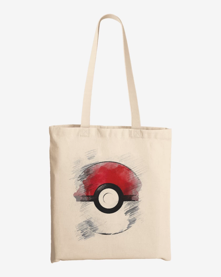 Totebag Blanco de Pokeball