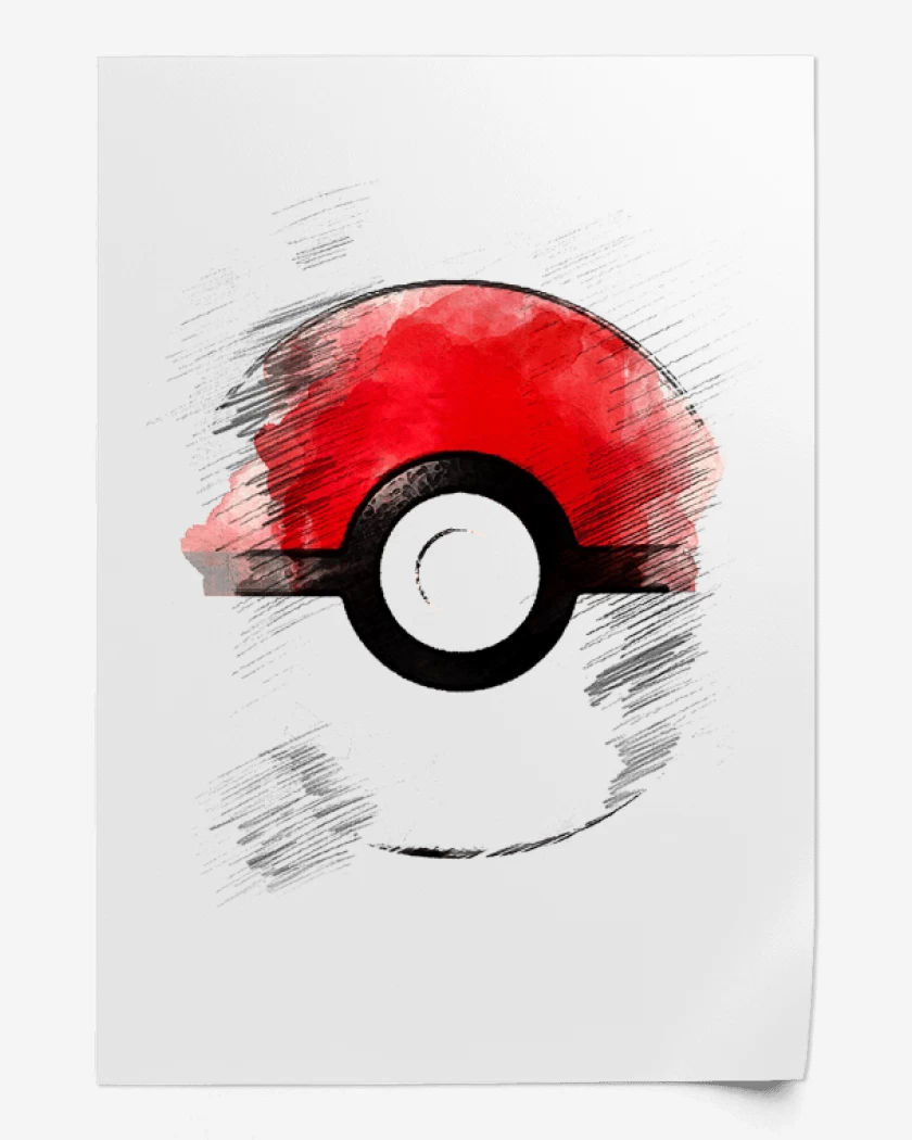 Print Blanco de Pokeball