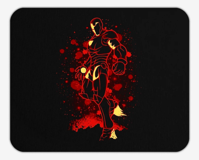 Mousepad Negro de el chico de hierro