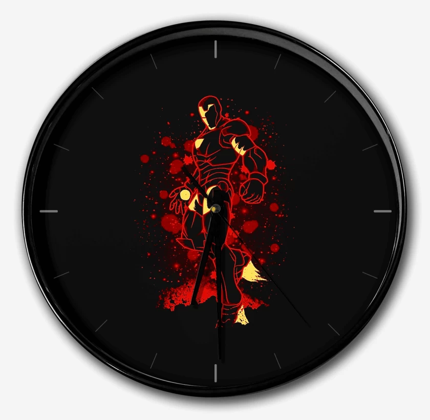 Reloj Negro de el chico de hierro