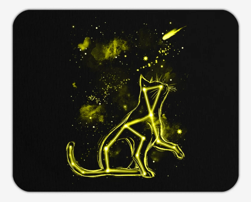Mousepad Star Cat