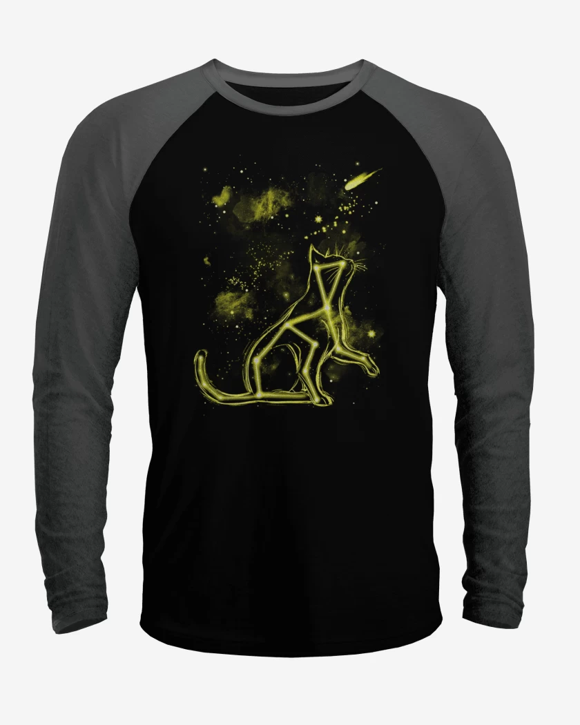 Polera Raglan Star Cat