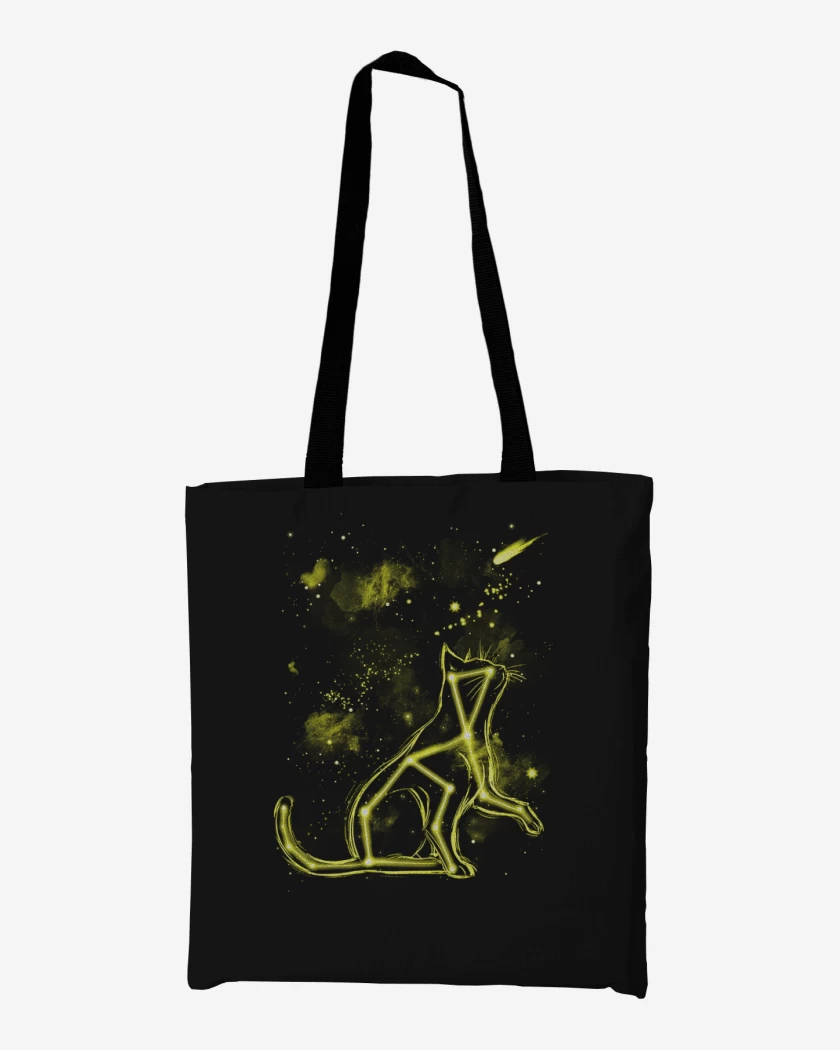 Totebag Negro de Star Cat