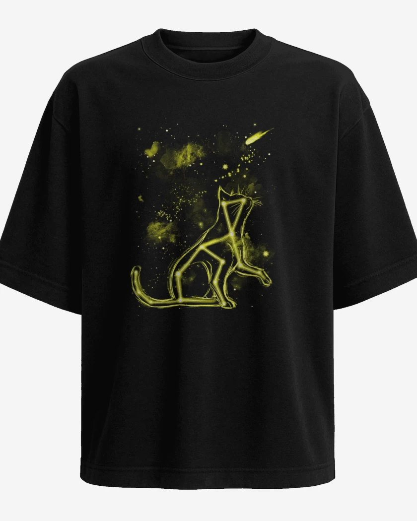 Polera Oversize Star Cat