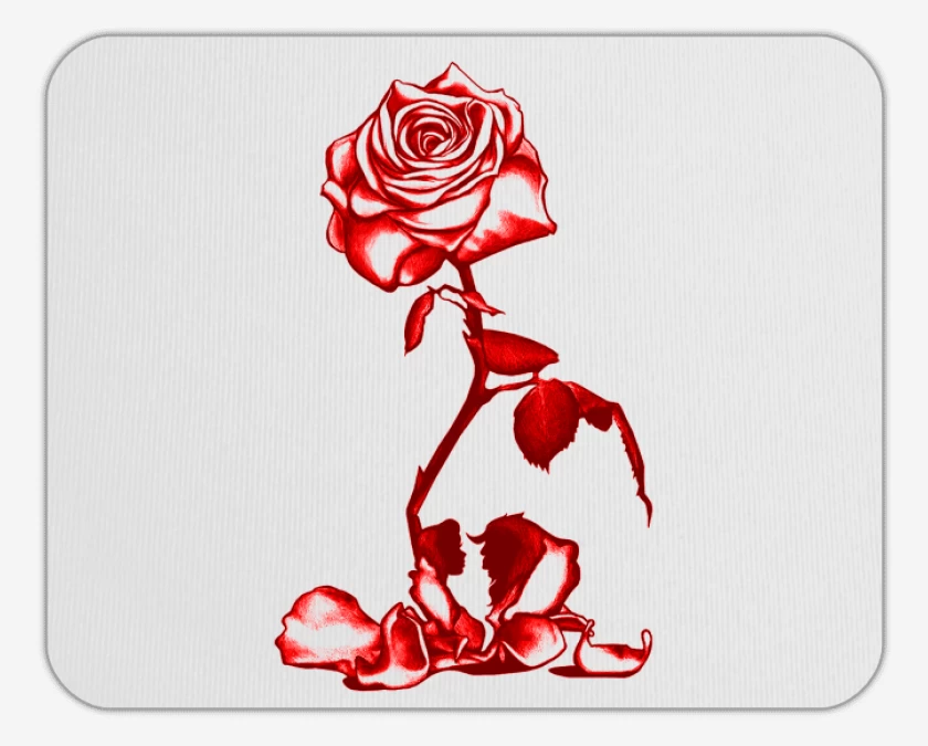 Mousepad La bella y la bestia