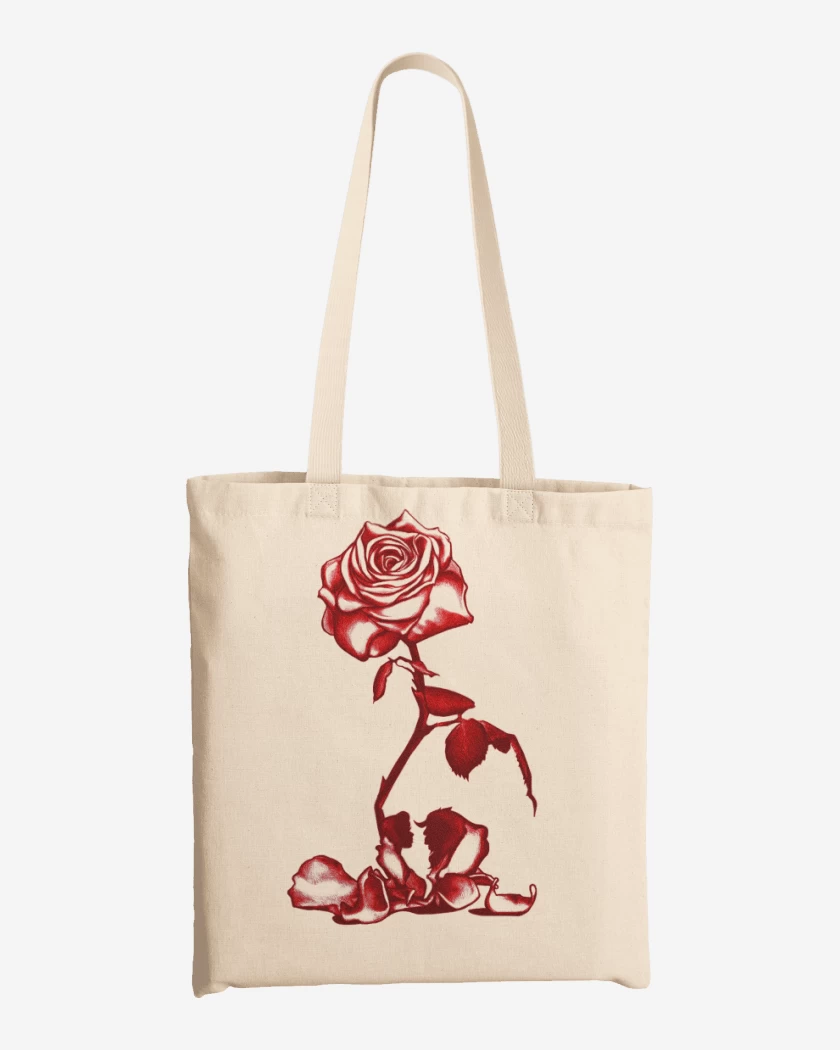 Totebag La bella y la bestia