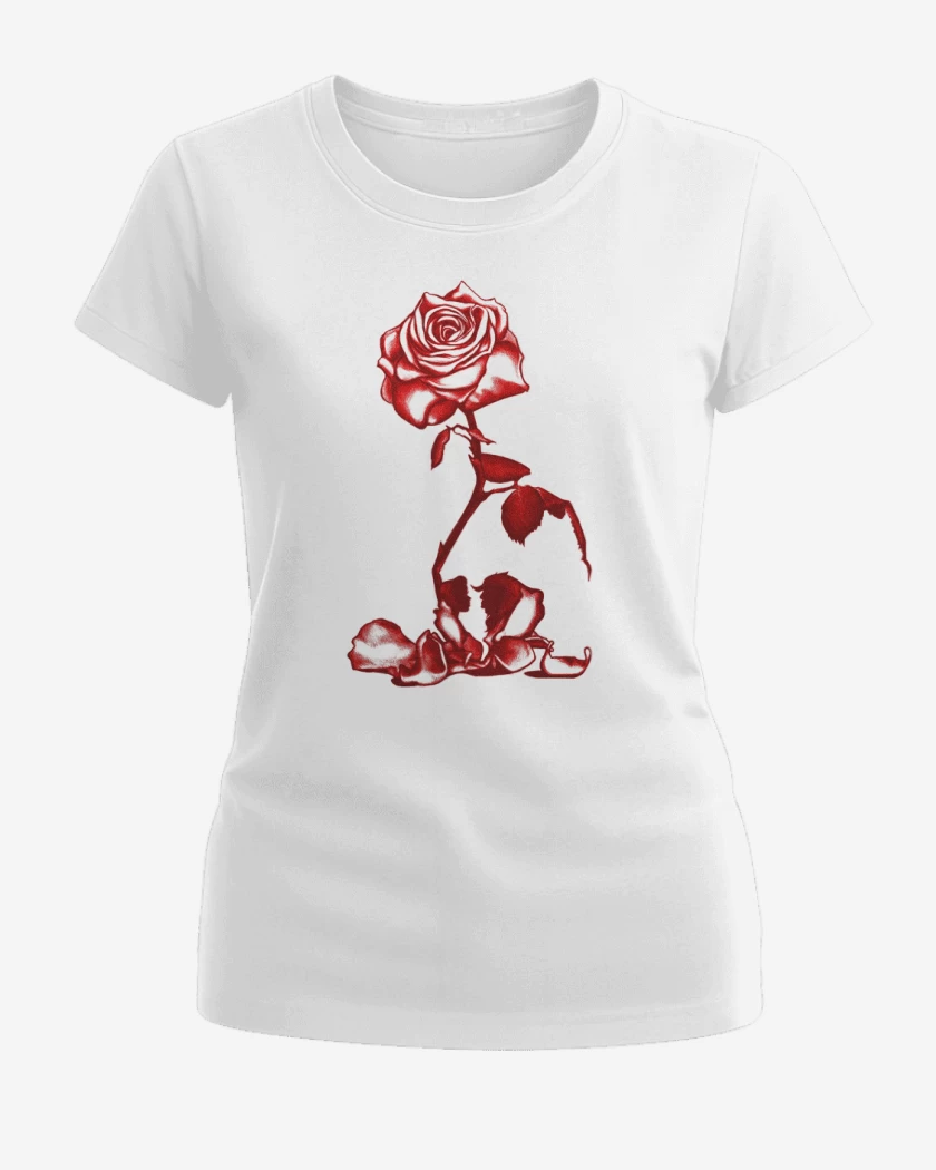 Polera de Mujer La bella y la bestia