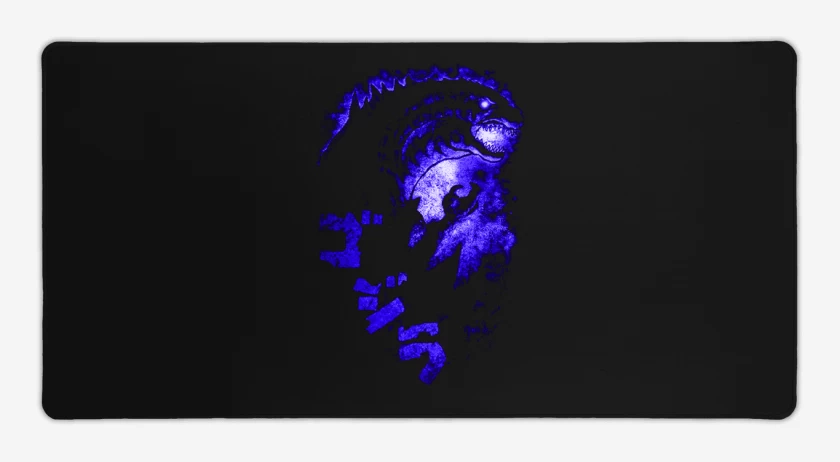 Mouse pad Gamer Negro de El rey de los monstruos