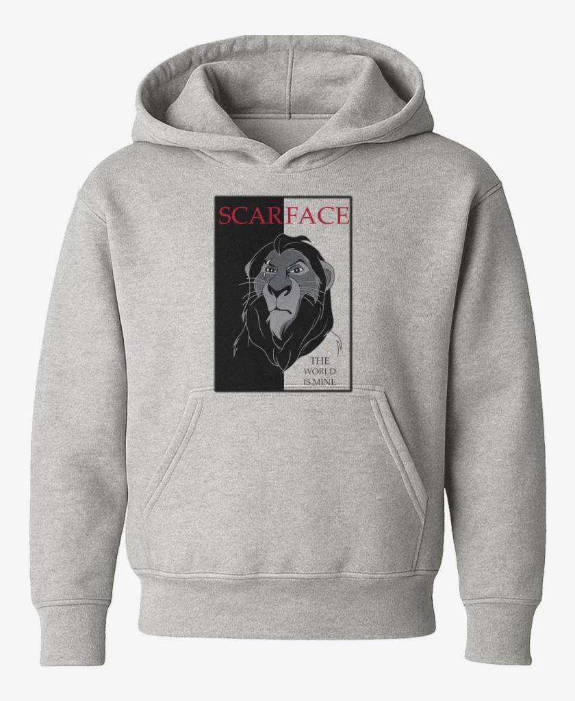 Poleron de niño Gris Melange de Scarface