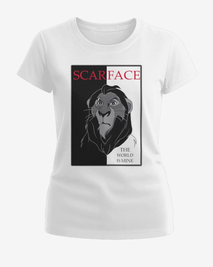 Polera de Mujer Blanco de Scarface