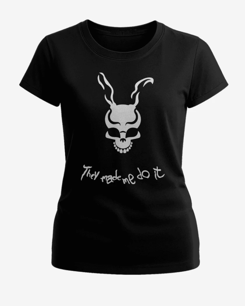 Polera de Mujer Negro de Darko - They made me do it