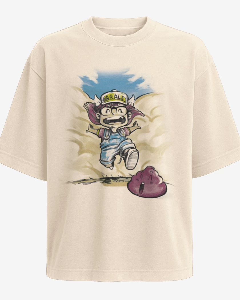 Polera Oversize Beige de arale 2