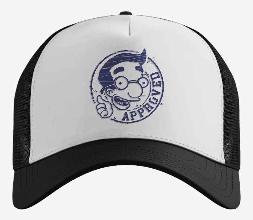 Gorro Blanco de milhouse approved