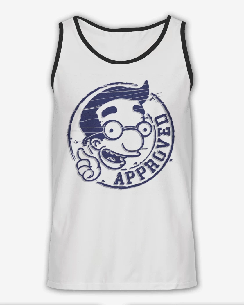 Sudadera Blanco de milhouse approved