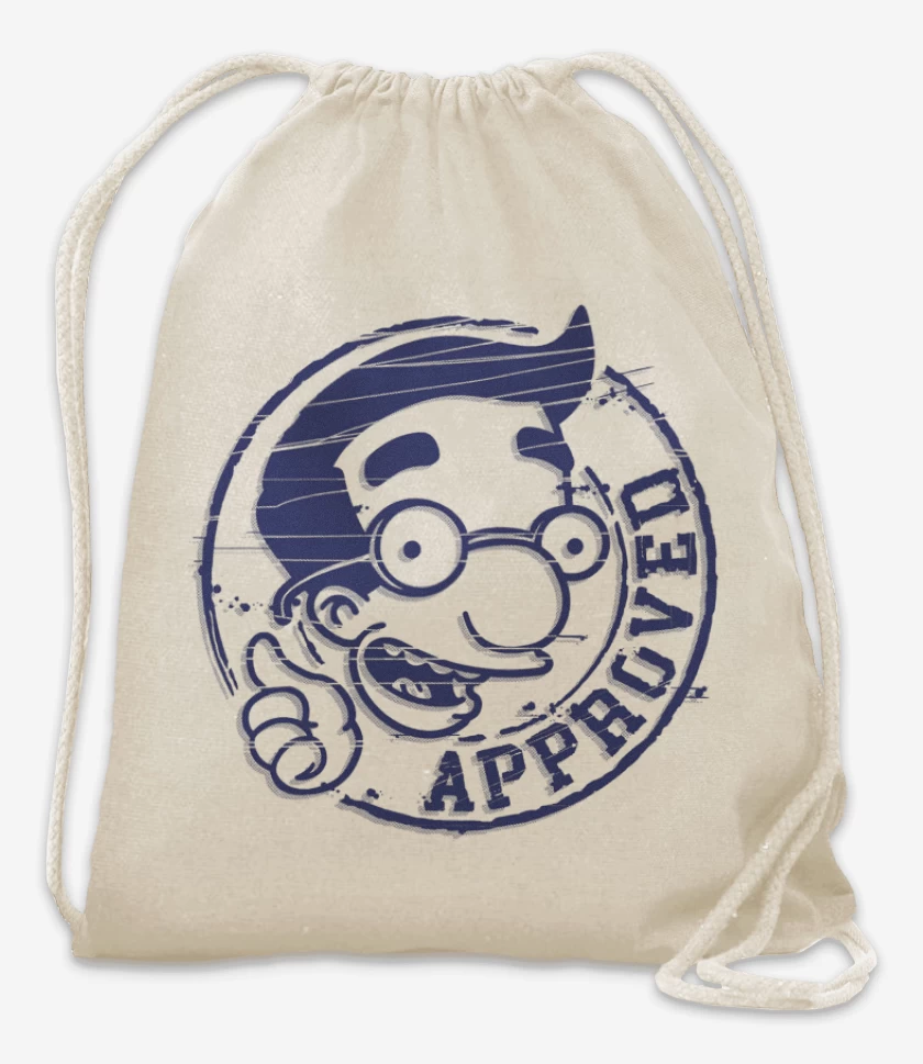 Mochila Blanco de milhouse approved