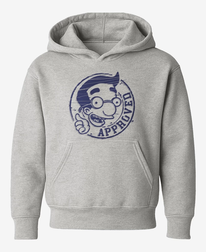 Poleron de niño Gris Melange de milhouse approved