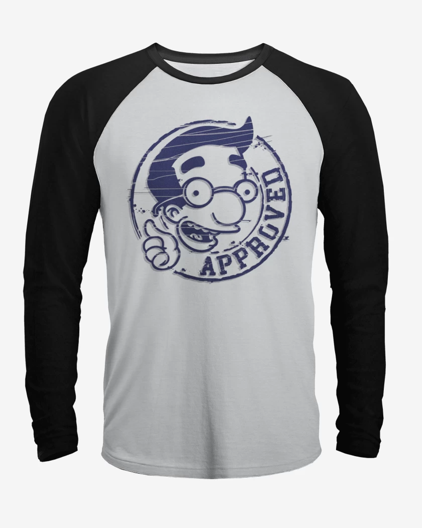 Polera Raglan milhouse approved