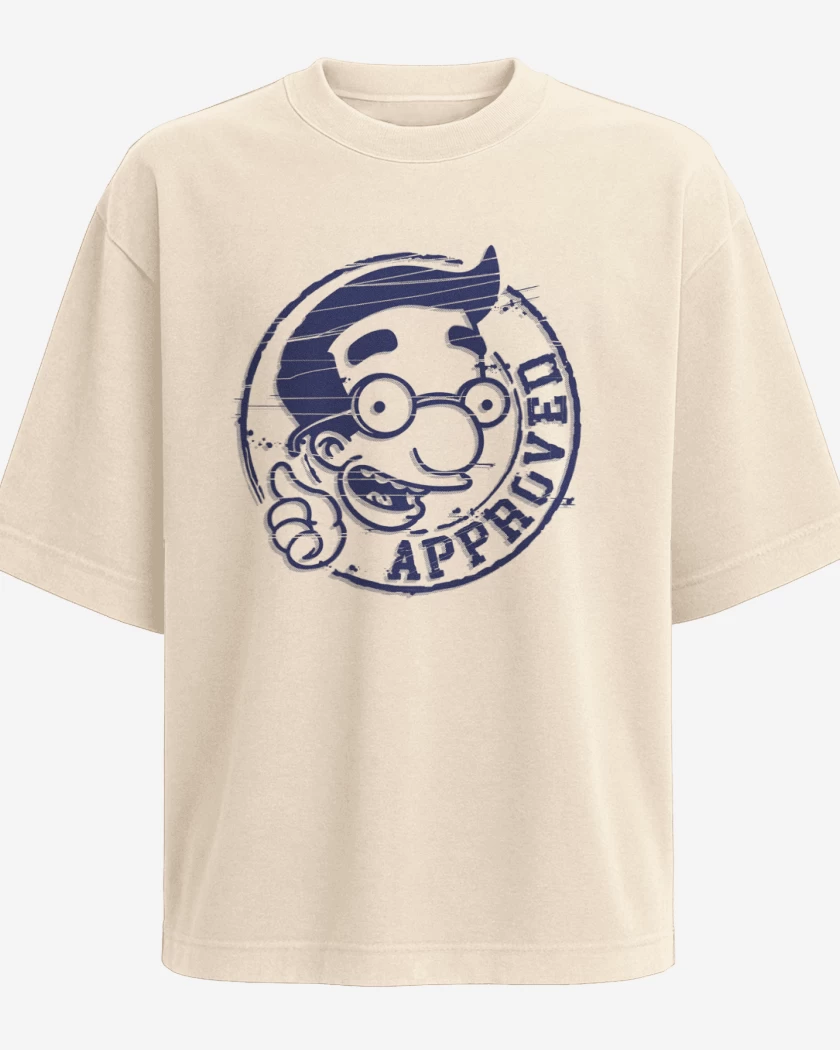 Polera Oversize Beige de milhouse approved